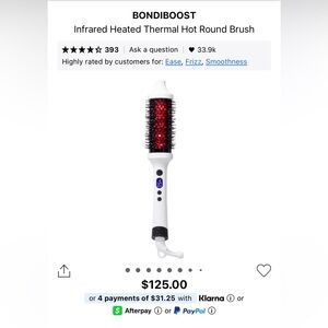 Bondi Boost Infrared Heated Thermal Hot Round Brush